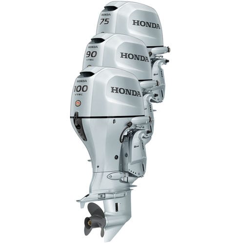 Подвесной двигатель - BF75 - Honda Marine - на бензине / прогулочный / с охлаждением водой