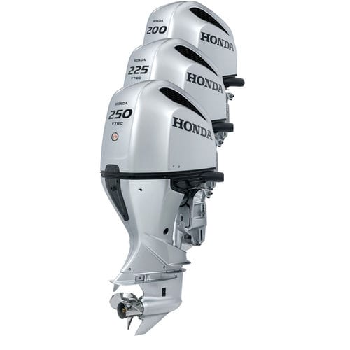 Подвесной двигатель - BF200 - Honda Marine - на бензине / прогулочный / с охлаждением водой