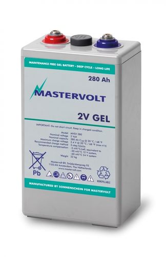 Морская аккумулятор - MVSV - Mastervolt - 2 В / гель