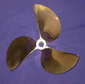Гребной винт для спортивного катера - Cleaver 3B - Austral Propeller - Skew / вал винта / 3 лопасти