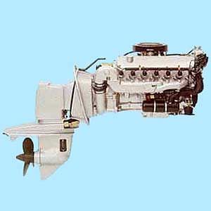 Двигатель внутренняя поворотно-откидная колонка - B190/220  - BMW Marine - на бензине / прогулочный