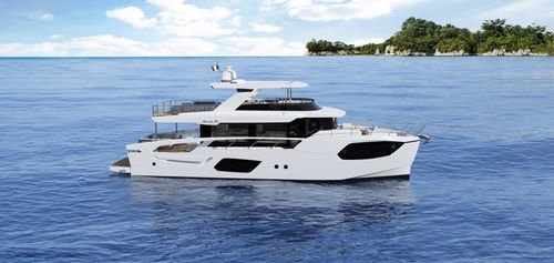 Круизная моторная яхта - NAVETTA 70 - Absolute Yachts - с флайбриджем / POD IPS / 4 каюты