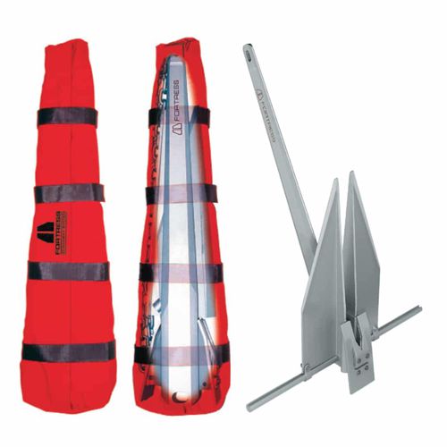 Дорожный чехол для катера - Stowaway System - Fortress Marine Anchors - красный