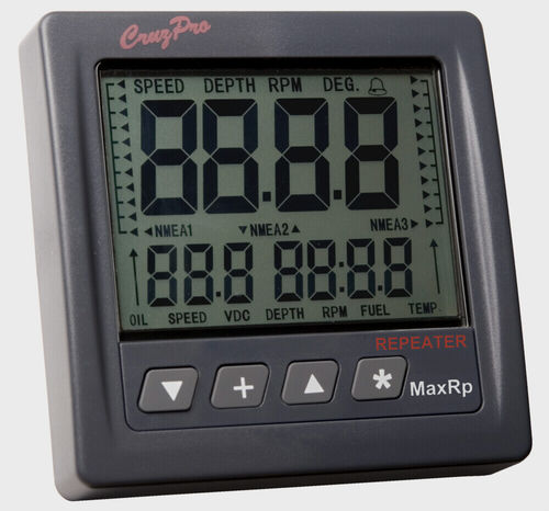 Индикатор для катера - MaxRp110 - Cruzpro - многофункциональный / цифровой / GPS