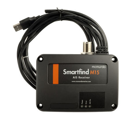 АИС для катера - SMARTFIND M15 - McMurdo - класс A / SART / приемник класса В