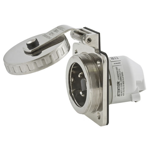 Герметичная розетка для понтона - HBL303SS - Hubbell Marine Electrical Products - наружная резьба / с блокировкой