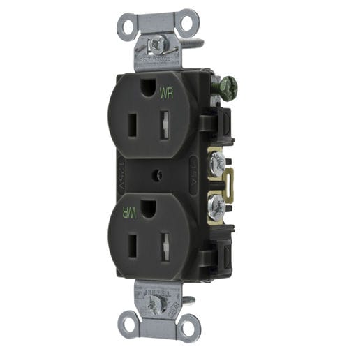 Электрическая розетка для понтона - BR15BLKWRTR - Hubbell Marine Electrical Products - внутренняя резьба