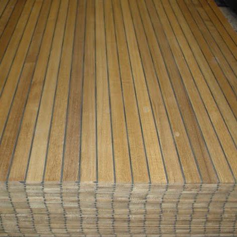 Панель для палубных покрытий - ST - World Panel Products Inc - из тикового дерева / из фанеры / из ламината