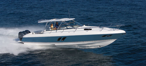 Быстроходный катер c подвесным мотором - 430 SPORT YACHT - Intrepid - трехмоторный / для спортивной рыбалки