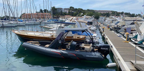 Надувная лодка c подвесным мотором - 700  - AquaSpirit - RIB / с выдвижной секцией / открытая