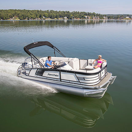 Понтоновый катер c подвесным мотором - AP 215 SB - Aqua Patio - макс. 11 человек