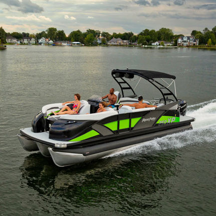 Понтоновый катер c подвесным мотором - AP 250 XP - Aqua Patio - макс. 16 человек