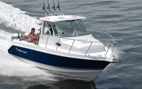 Прогулочный катер с каютой c подвесным мотором - 26 XP - Pro Line Boats - двухмоторный / хардтоп / для спортивной рыбалки