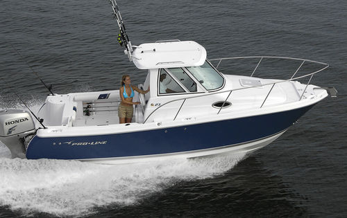 Прогулочный катер с каютой c подвесным мотором - 23 XP - Pro Line Boats - хардтоп / для дайвинга / для спортивной рыбалки