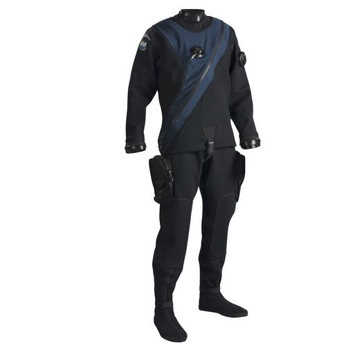 Гидрокостюм для дайвинга - CF200X  - Diving Unlimited International - для профессионального использования / сухой костюм / с длинными рукавами
