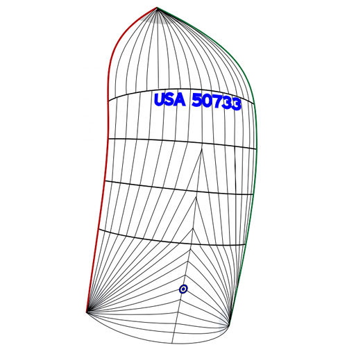 Асимметричный спинакер - Vector - Neilpryde Sails - для регатной яхты