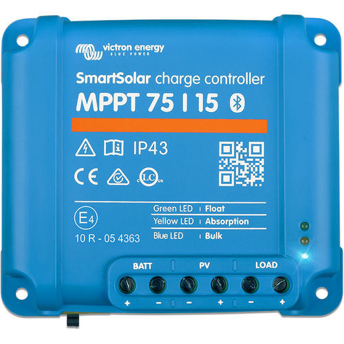 Регулятор нагрузки для батареи - MPPT 75/10 - Victron Energy - солнечная батарея / для катера