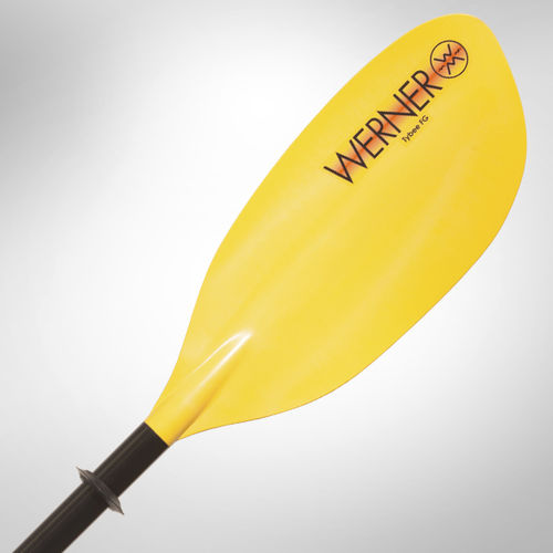 Весло для каяка - TYBEE CF - Werner Paddles - прогулочное / асимметричное / двойное