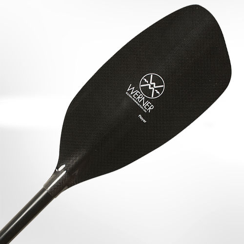 Весло для каяка - PLAYER CARBON - Werner Paddles - для бурной воды / асимметричное / двойное