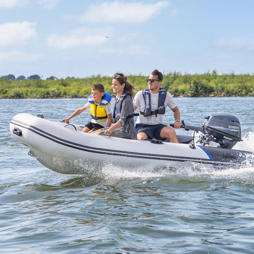 Надувная лодка c подвесным мотором - YAM 350TAf - Yamaha Motor Europe - Marine - для рыбной ловли / из алюминия
