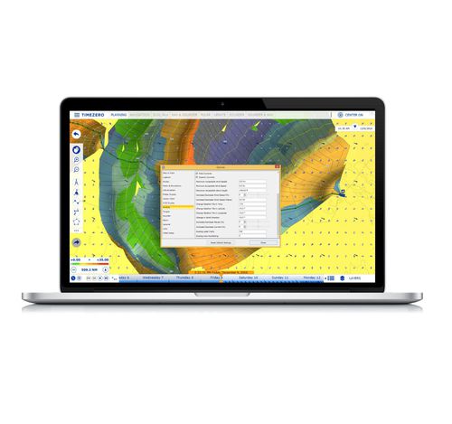 Программное обеспечение метео - TZ Module - MaxSea International - выбора маршрута / для парусника / для смартфона