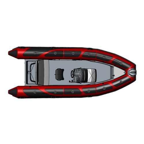 Надувная лодка c подвесным мотором - Vesta V-585 - Adventure Inflatable boats - полужесткая / открытая / с боковой консолью