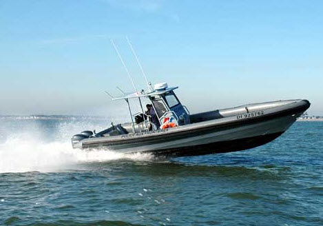 Профессиональный катер рабочее судно - 11.00 HARDTOP OB - Raidco Marine - c подвесным мотором / из алюминия / надувная лодка с полужестким корпусом
