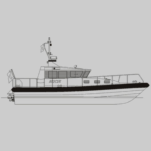 Профессиональный катер спасательное судно - SAR 15 - Raidco Marine - с внутренним мотором / из алюминия