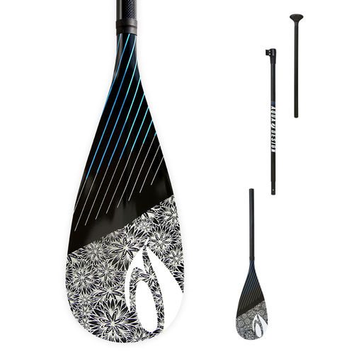 Весло для доски stand-up paddle - AURA 3 - AQUADESIGN - для досуга / симметричное / одиночное