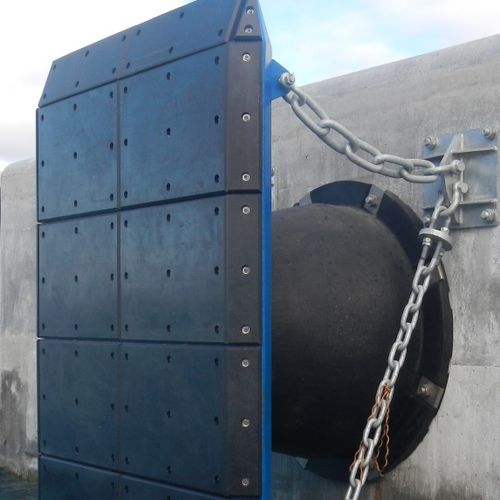 Кранец для порта - Trelleborg Marine and Infrastructure - для пирса / панель / большого размера