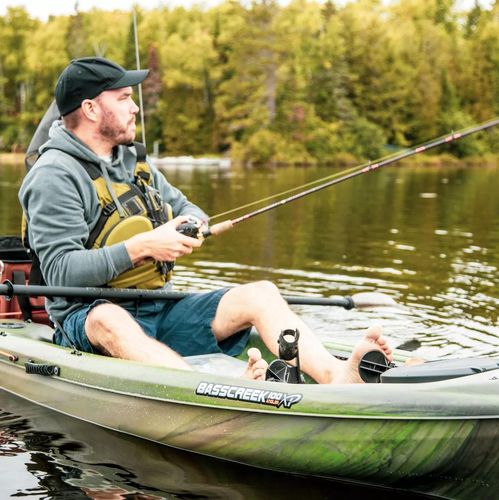 Каяк с верхней посадкой - Basscreek 100XP Angler - Pelican International - для досуга / для рыбной ловли / для взрослых