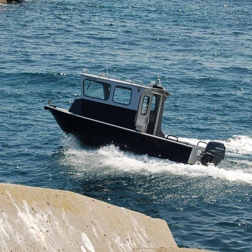Профессиональный катер рабочее судно - M600 - MOGGARO ALUMINIUM YACHTS - катер скорой помощи / научно-исследовательское судно / c подвесным мотором