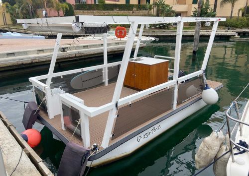 Понтоновый катер c подвесным мотором - M500 - MOGGARO ALUMINIUM YACHTS - из алюминия / макс. 8 человек