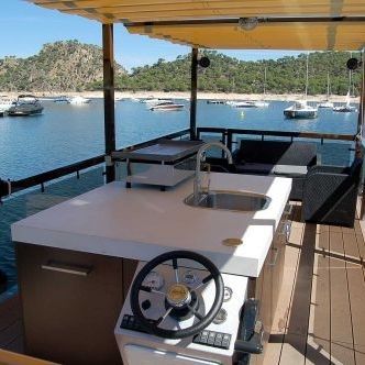 Понтоновый катер c подвесным мотором - M700 - MOGGARO ALUMINIUM YACHTS - из алюминия / макс. 12 человек
