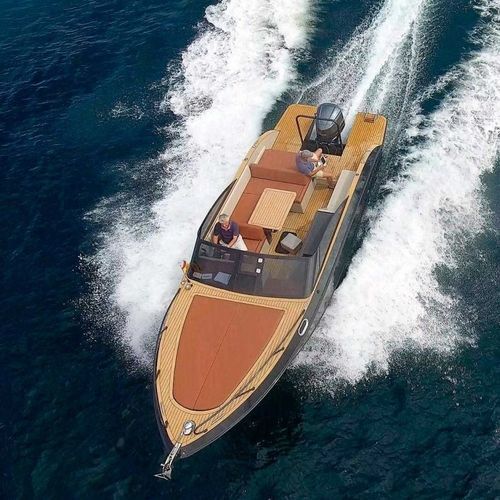 Открытый катер c подвесным мотором - M800 J - MOGGARO ALUMINIUM YACHTS - макс. 12 человек / с кабиной / солнечная ванна