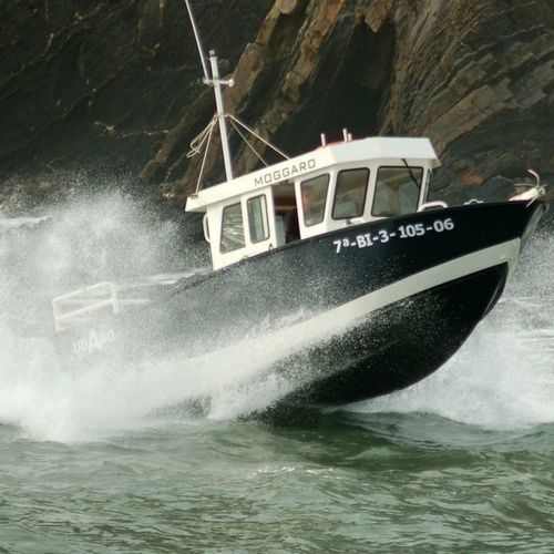 Профессиональный катер профессиональное рыболовное судно - M 850 - MOGGARO ALUMINIUM YACHTS - с внутренним мотором / из алюминия / жесткий корпус