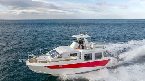 Профессиональный катер прогулочный катер - MOGGARO 1500 DIVE HYBRID - MOGGARO ALUMINIUM YACHTS - катер для дайвинга / с внутренним мотором / из алюминия