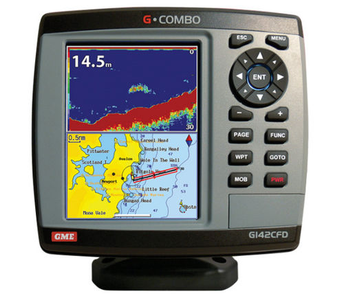 Панель приборов GPS - G142CFD - GME electrophones - устройство считывания с карт / рыбопоисковый эхолот / для катера