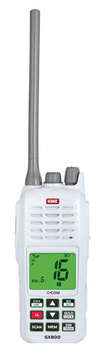 Морской радиоприемник - GX800  - GME electrophones - переносной / VHF / IP67