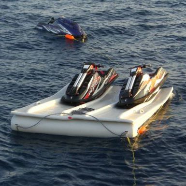 Плавучий док - Wing & Henshaw inflatable Solutions - сухой понтон для водных лыж / для яхтенной стоянки / из пластика