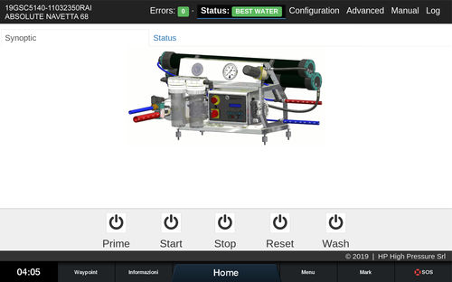 Программное обеспечение для контроля - Part-Net - HP High Pressure S.R.L. - для навигации / для катера / для опреснителя морской воды
