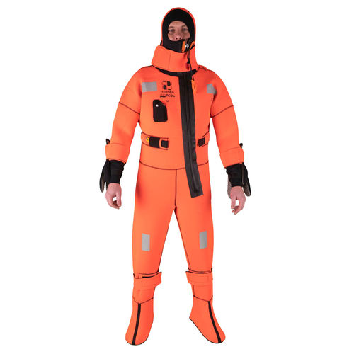 Сухой костюм для погружения - SeaEco+ - Hansen Protection AS - интегральный / с подшлемником / 5 mm