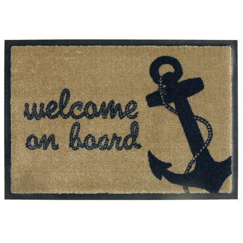 Противоскользящий коврик - WELCOME ROPE - Marine Business - для катера / персонализированный