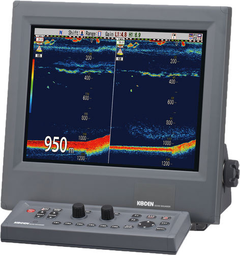Эхолот для катера - CVS-705D - Koden electronics - двухчастотный / цифровой