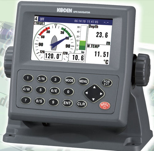 Многофункциональный прибор GPS - KRD-10 - Koden electronics - для судна / цветной / фиксированный