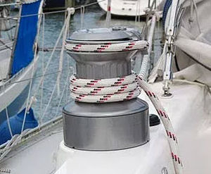 Ворот с самозатягивающим механизмом - Elite serie silver - msm PowerSailwinch - электрический / 1 скорость / из анодированного алюминия