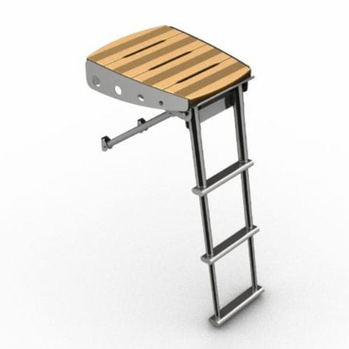 Платформа для купания - 2622 SERIES - Nautinox - фиксированная / для катера / из нержавеющей стали