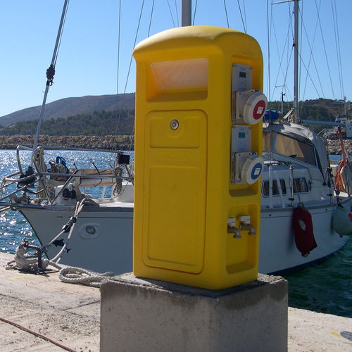 Стойка со встроенным освещением - SMART K - Plus Marine - для распределения электроэнергии / для распределения воды / для понтона