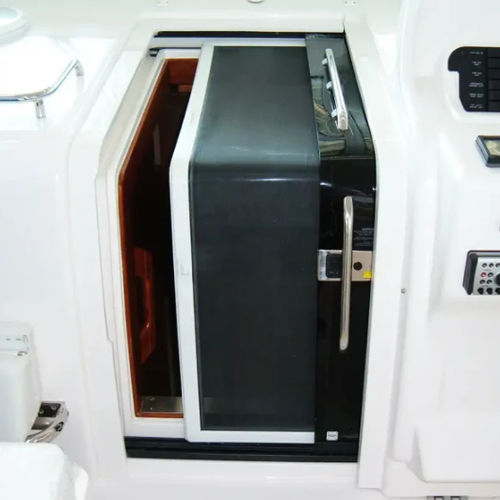 Дверь для катера - A2K-2000-SD - Pompanette - раздвижная / из алюминия / спускающаяся