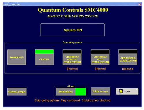 Электронная система управления для стабилизатора для яхт - SMC4000 - Quantum Marine Engineering